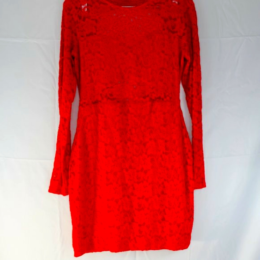 Express Red Dress Medium